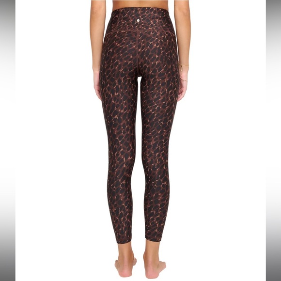 Spiritual Gangster Chocolate Animal Print Ada Dream Tech Eco Jersey Hw 7|NEW/NWT - Picture 4 of 6